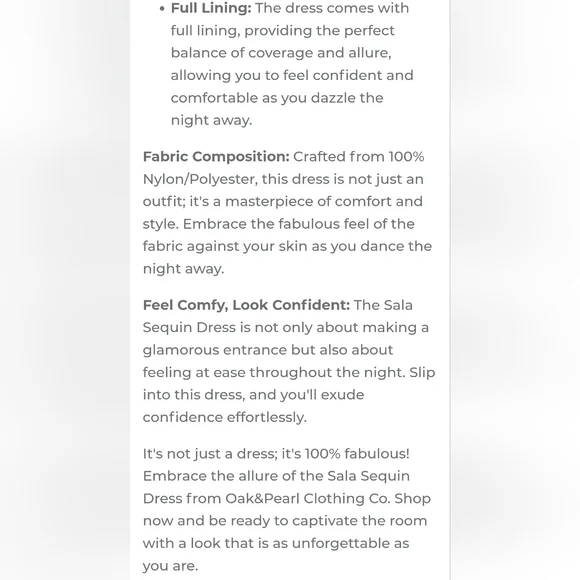 Sequin Dress by Style Rack - Picture 9 of 10